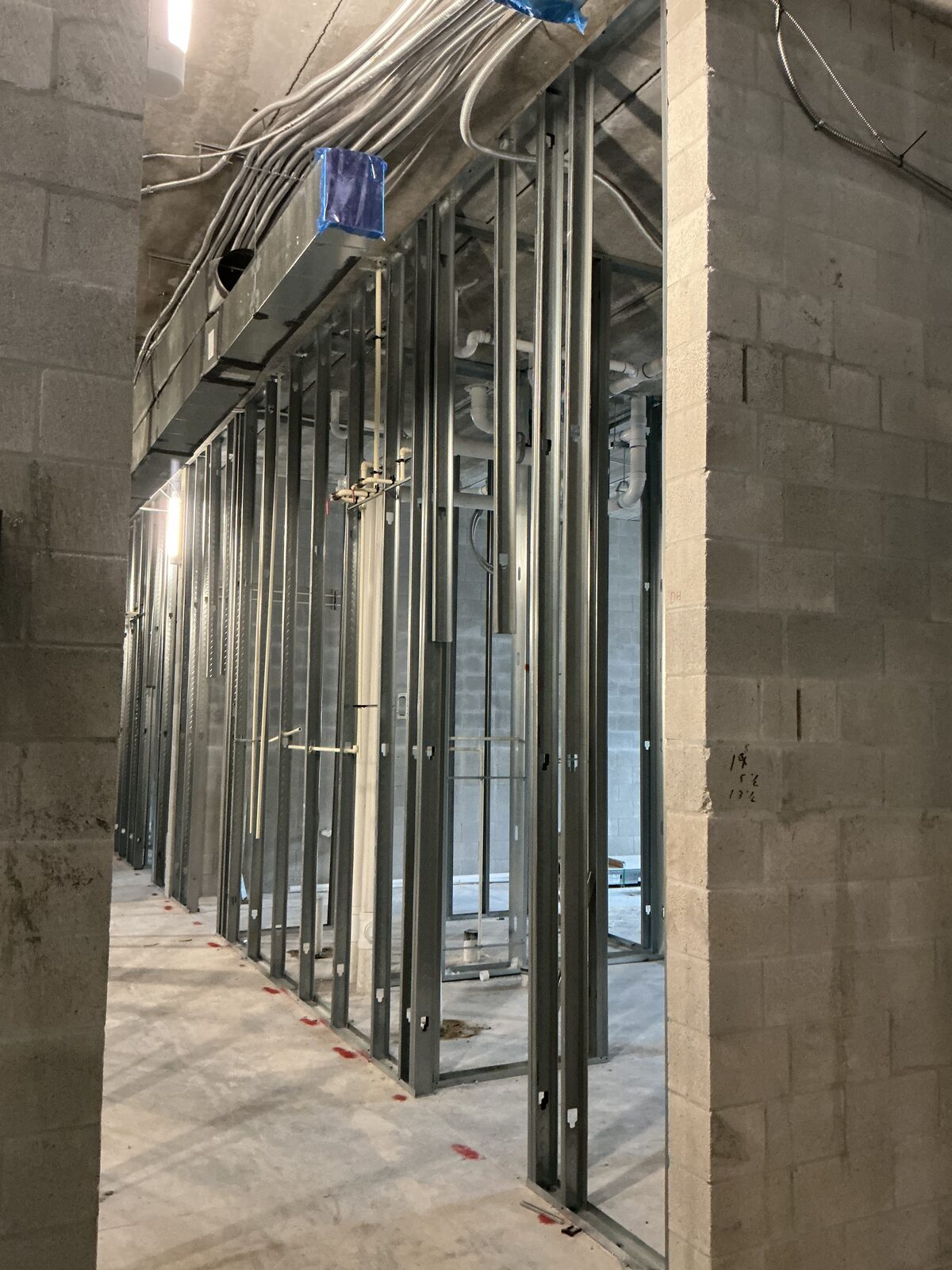 Triple H overhead framing and grid